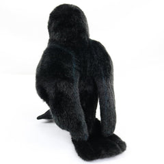 Close-up of soft materials on POPOTATO crow plush for durable play.
