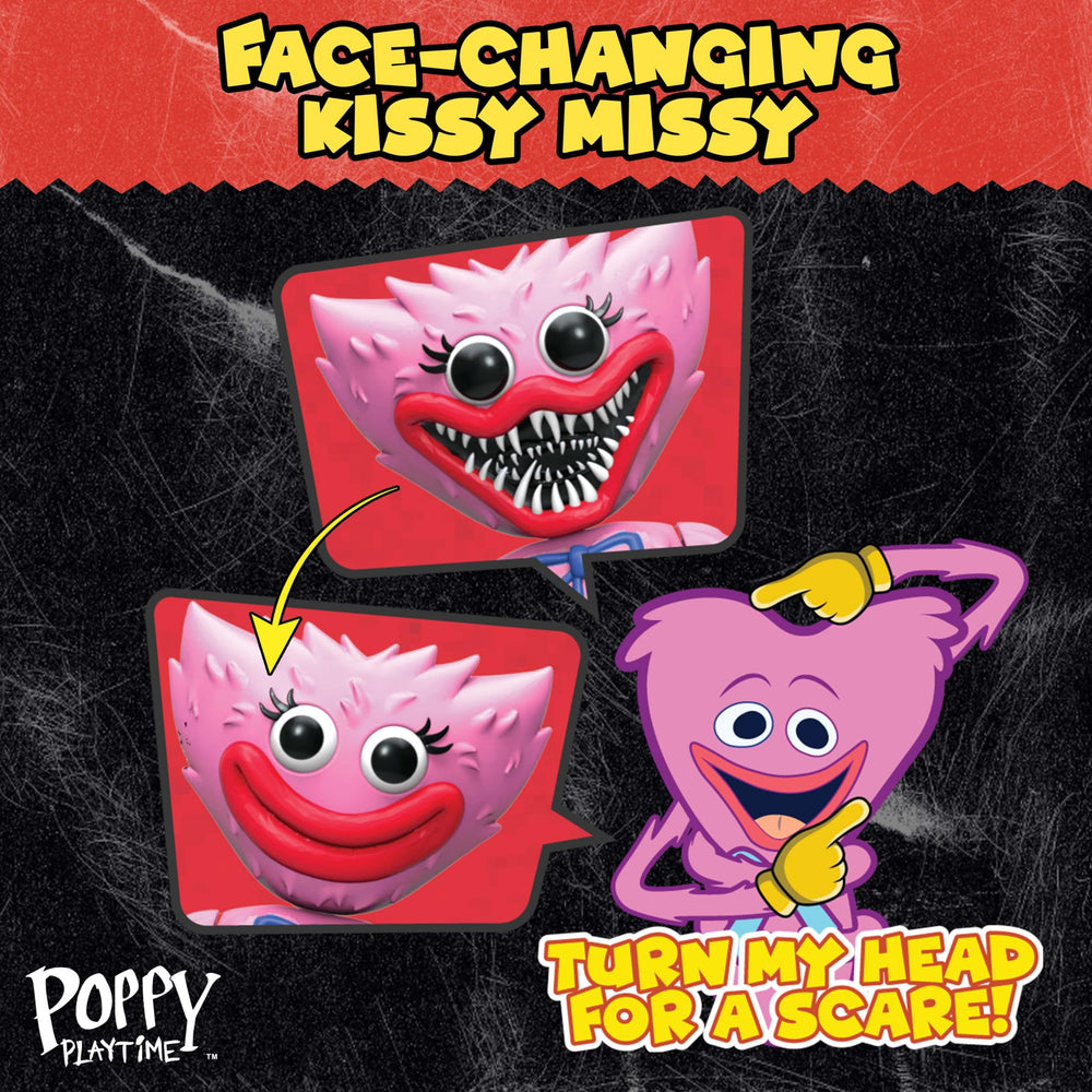 Poppy Playtime Kissy Missy two-expressions let you switch between happy hug and eerie reveal