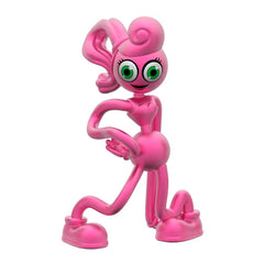 Poppy Playtime Smiling Huggy Wuggy minifigure friendly desk companion.