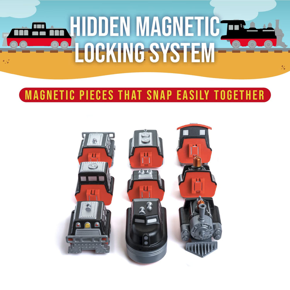 Popular Playthings Imaginative play sparks creativity with customizable vehicle builds.