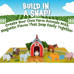 Popular Playthings Magnetic Animals goat piece with safe magnets for durable play