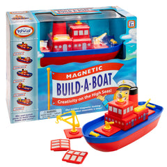 Popular Playthings Magnetic Build-a-Boat body parts for creative ship design and fine motor play