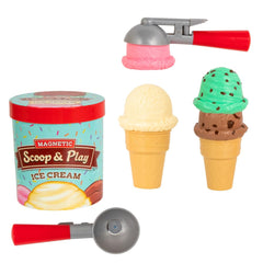 Popular PLAYTHINGS magnetic ice cream scoops in action for imaginative play