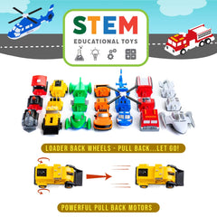 POPULAR PLAYTHINGS Mix or Match Vehicles magnetic locking system demonstration
