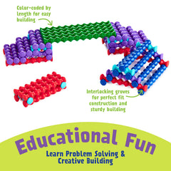 Popular Playthings Playstix bright colors spark engagement and easy sorting.