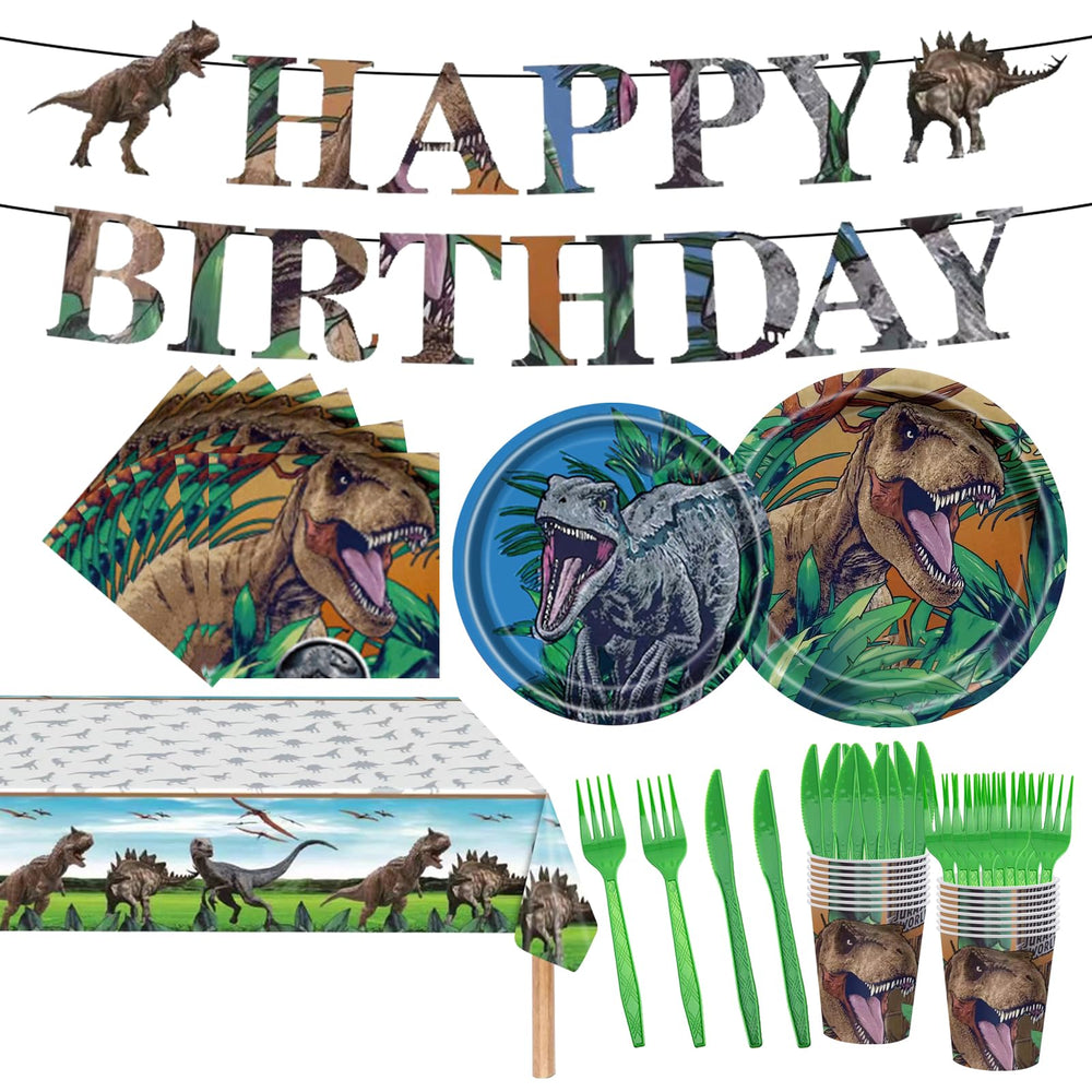 Poqirzan dinosaur utensils knives and forks disposable convenience