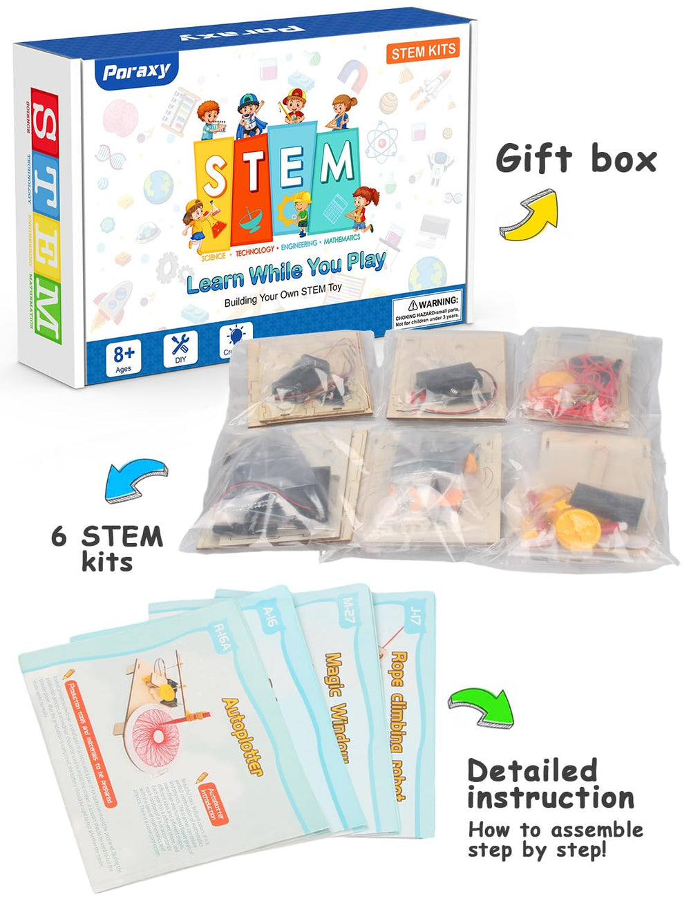 Poraxy birthday gift idea featuring an educational activity for kids