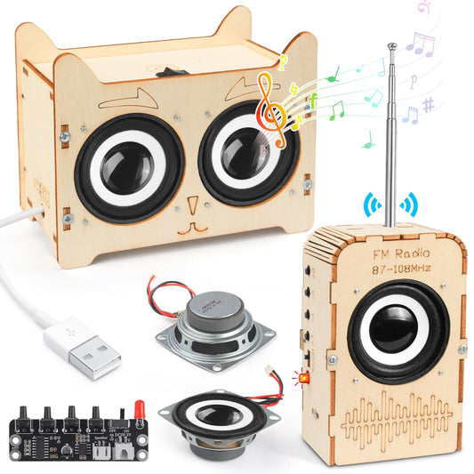 Poraxy Bluetooth speaker kit—hands-on learning for young makers.