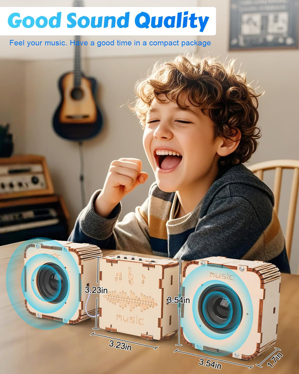Poraxy educational electronics kit with audio-focused learning.