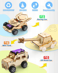 Poraxy model car build action as kids snap pieces together.