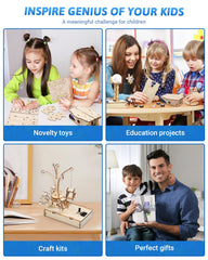 Poraxy kit parts organized for quick start and easy sorting.