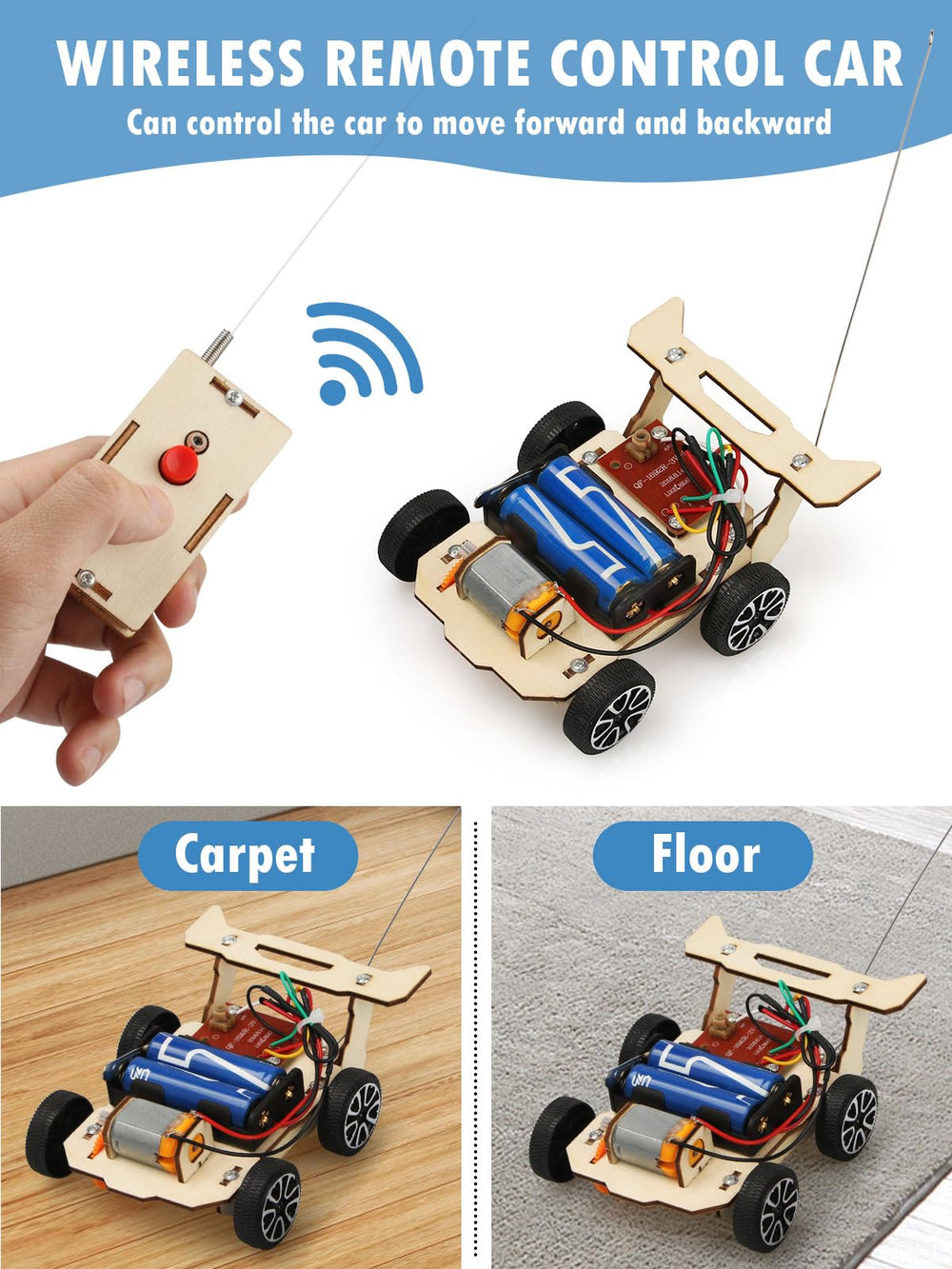 Poraxy STEM model car kit gear car highlights gear systems and motion insights.