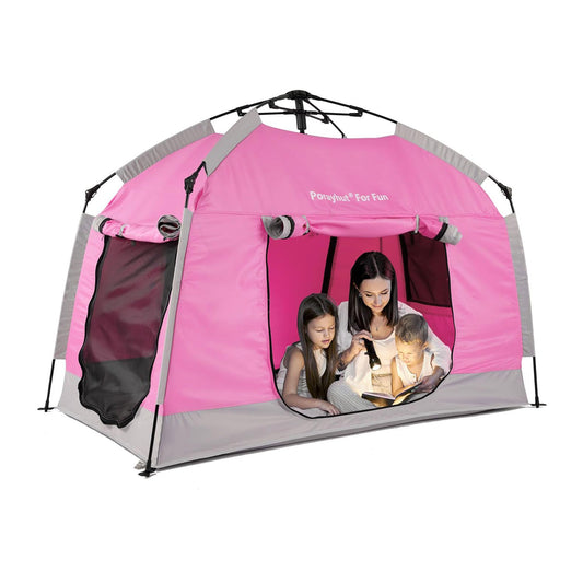 Porayhut Kids Play Tent open-setup for quick, effortless playtime entry.