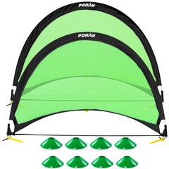 Porayhut pop-up goal assembly for fast setup and portable practice