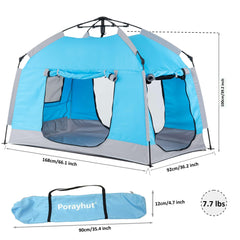 Porayhut private space tent creating personal play nook
