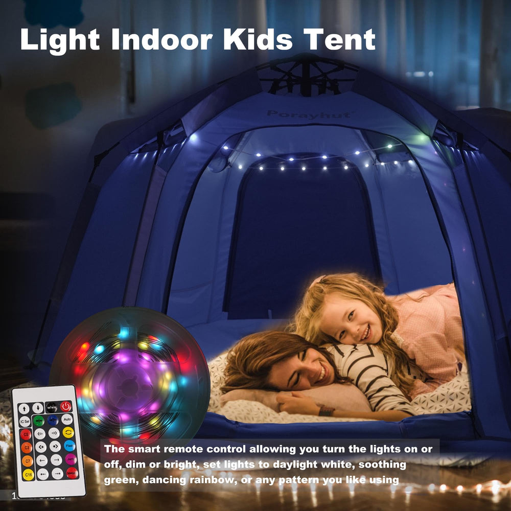 Porayhut vented windows ensure airflow and safe, supervised play.