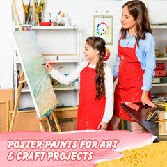 Positive Art washable tempera paints simplify cleanup after art time.