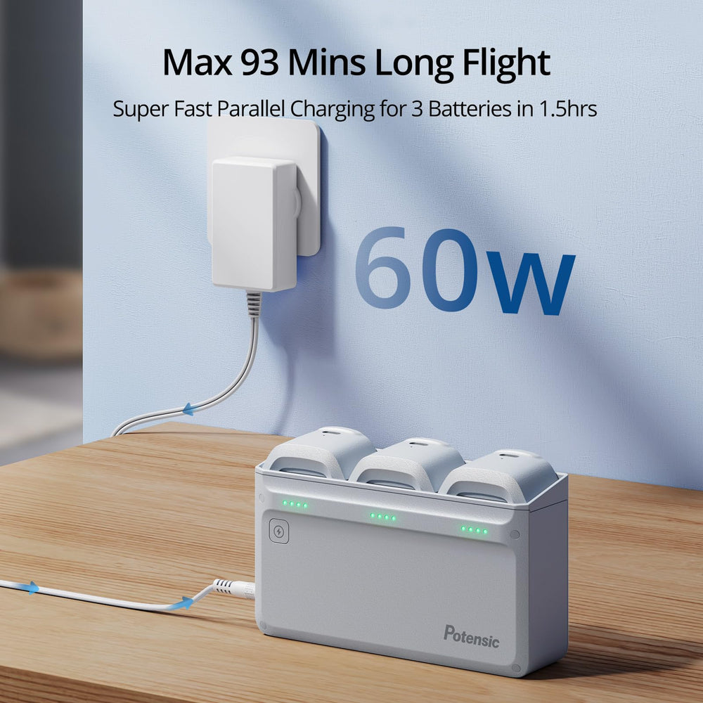 Potensic ATOM SE brushless motors for steady, responsive flight.