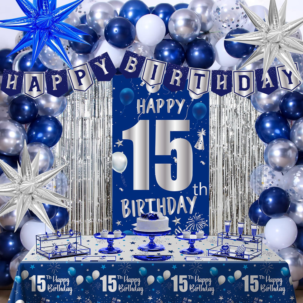 Pounira 15th birthday door banner for a bold entry décor
