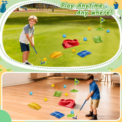 POWCAVA Kids Golf Set balls for beginner practice and rhythm.