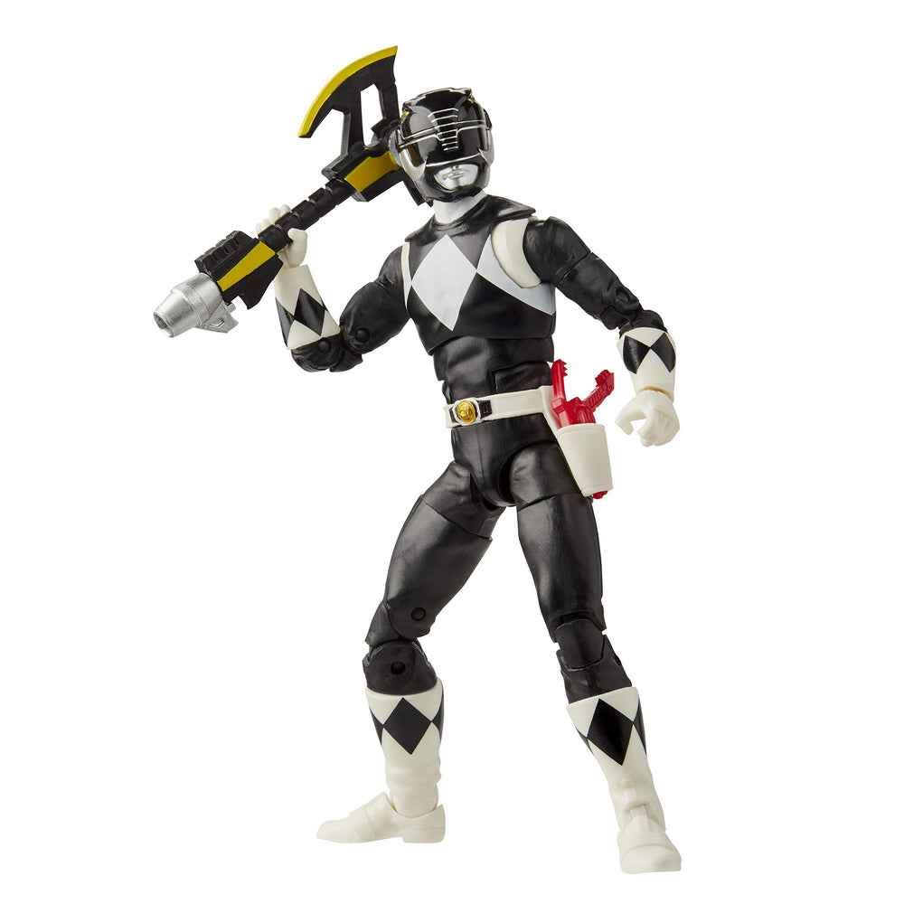 Power Rangers Mighty Morphin Black Ranger helmeted head swap option