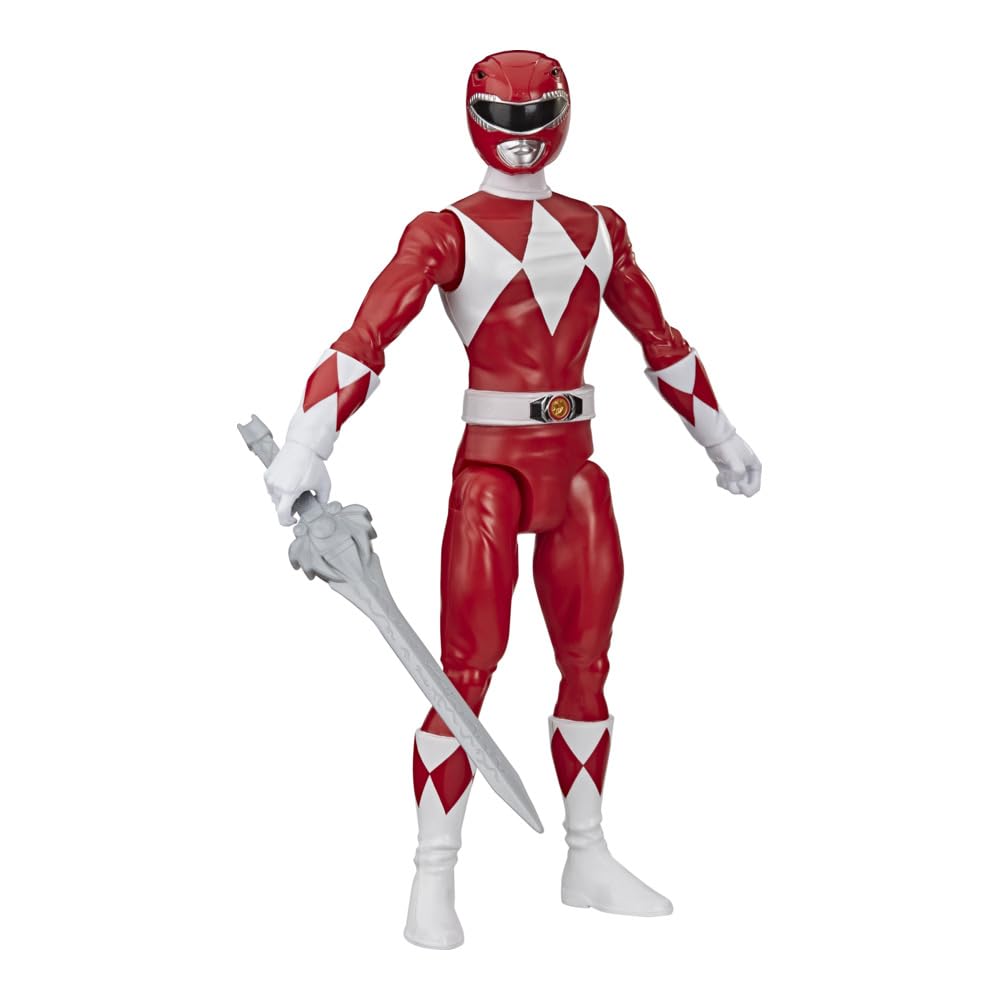 Power Rangers Red Ranger figure complements a broader Mighty Morphin collection