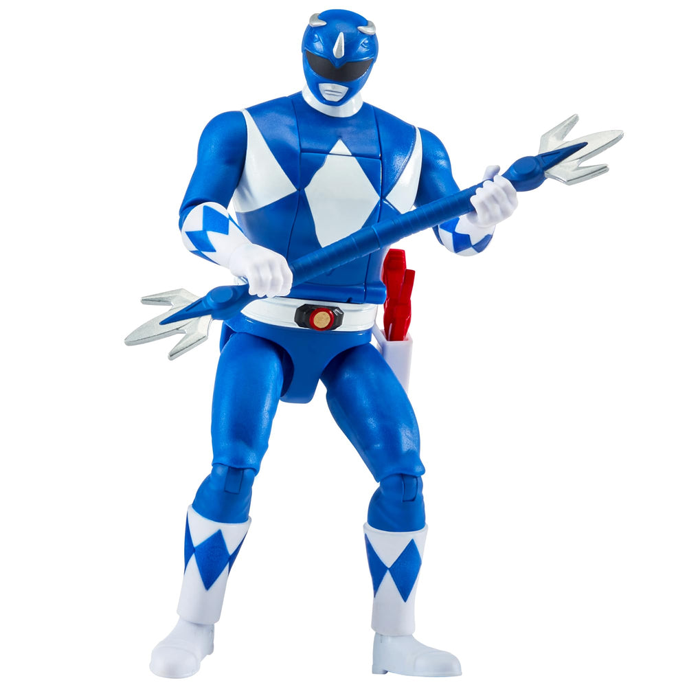 Power Rangers Re-Ignition Blue Ranger morphs with dynamic 6-inch articulation