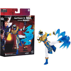 Power Rangers Chun-Li figure close-up shows premium paint and deco details for collectors.