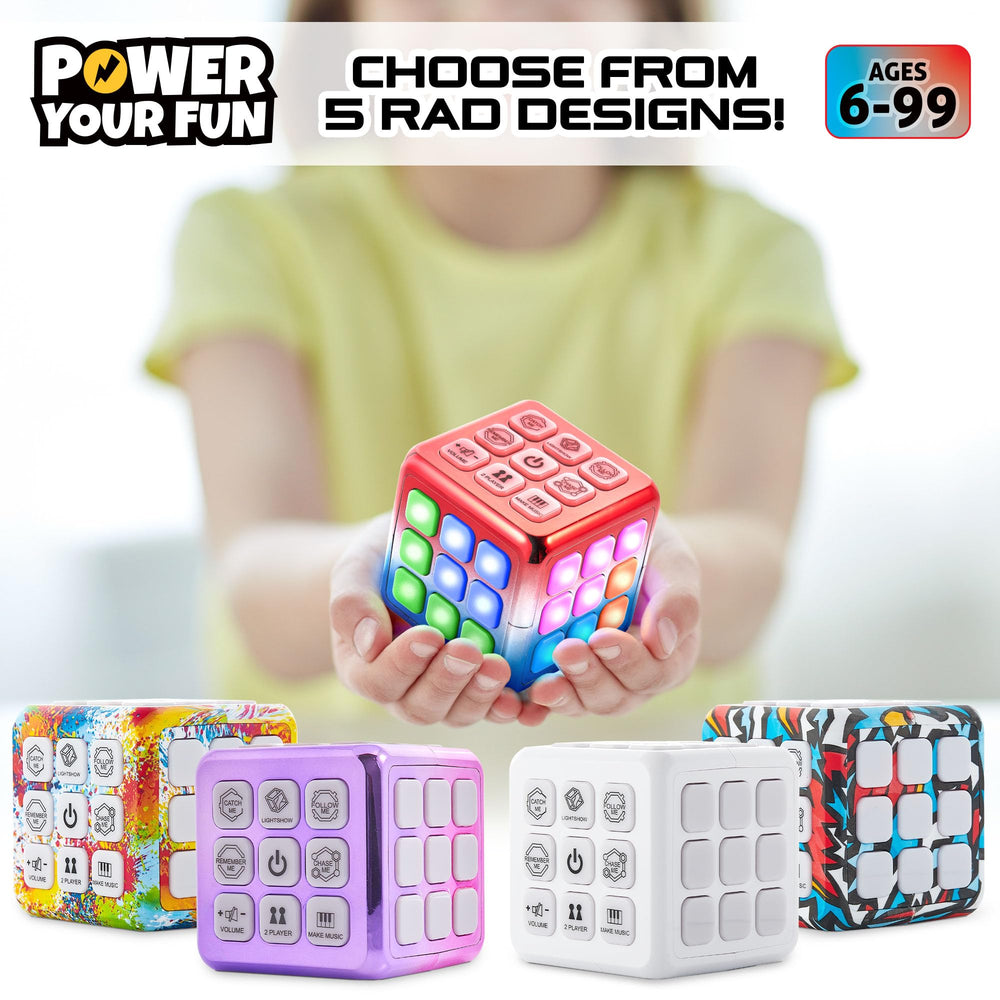 Power Your Fun Cubik battery compartment detail, easy maintenance and replacement.
