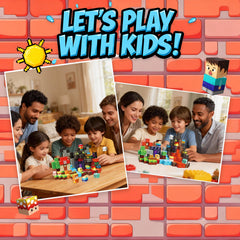 Powerful Xishan classroom-friendly blocks support collaborative projects and learning.