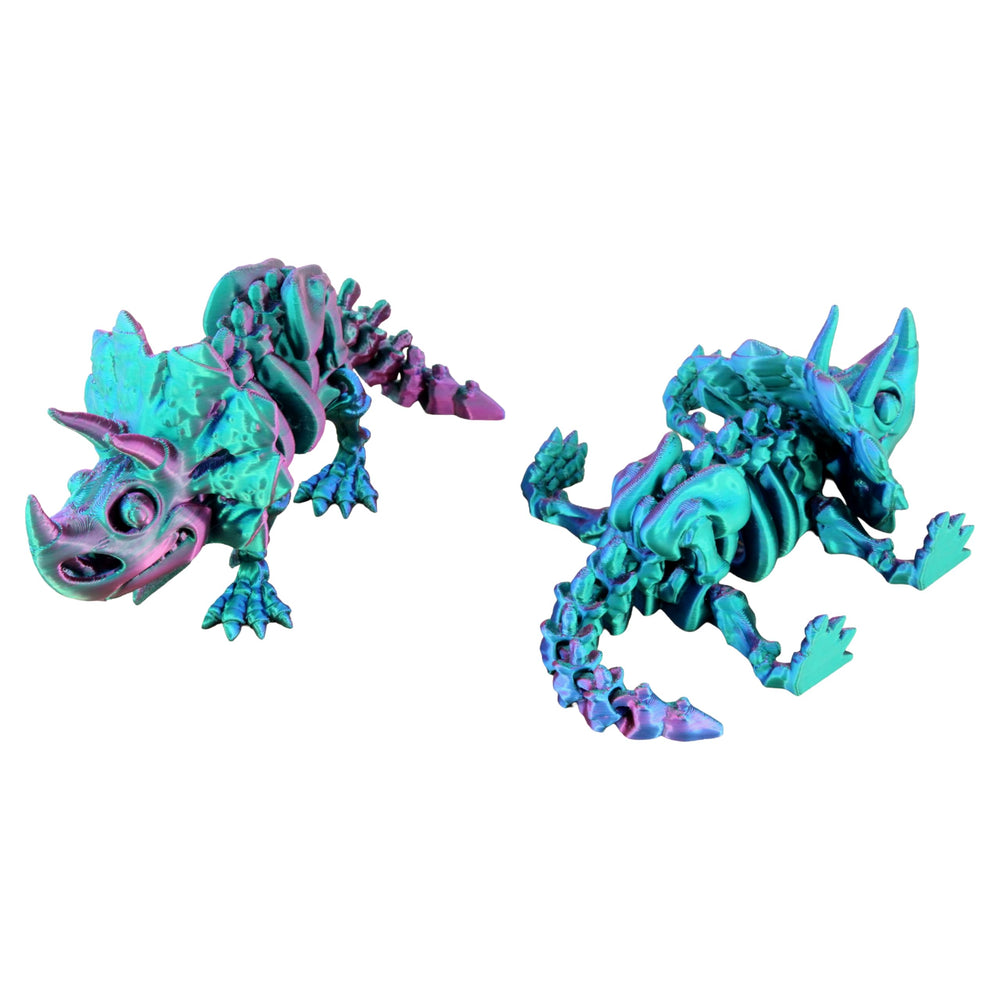 PowerTRC Water dragon figurine with luminous scales for creative display.