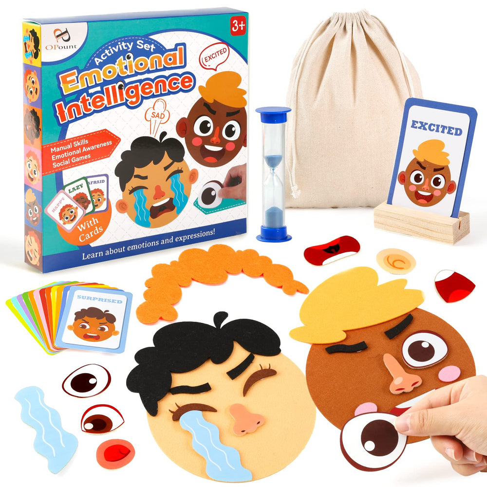 PP OPOUNT social-emotional learning game box displaying bright expressions.