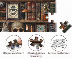 PPuzzling Included high-resolution poster aids accurate puzzle completion