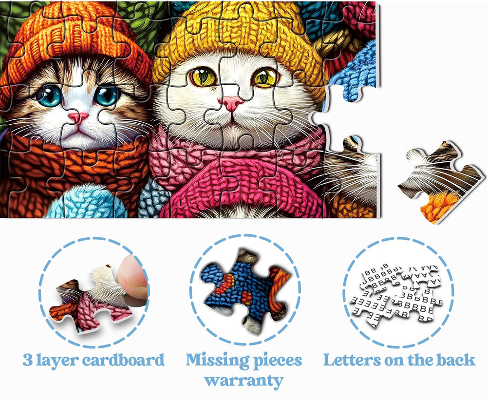 PPuzzling thick-cardboard 1000-piece puzzle lasts through many builds and setups.
