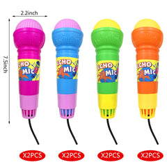 PPXMEEUDC echo microphone pink for energetic kids' karaoke fun.