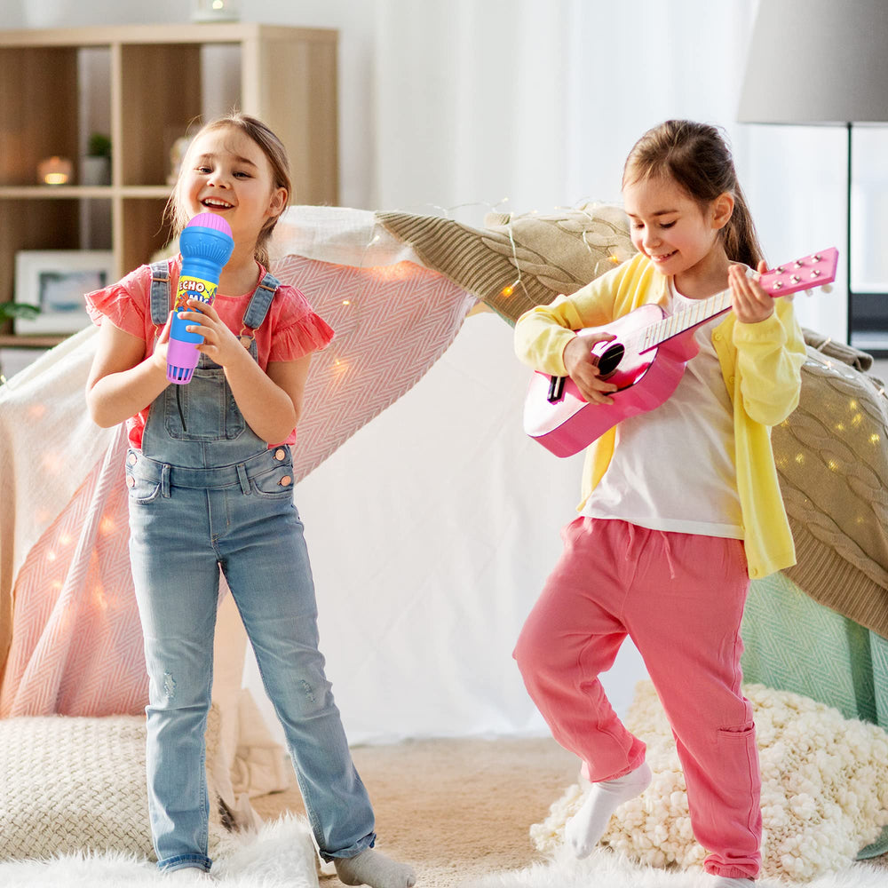PPXMEEUDC echo microphones as party favors promote fun pretend play.