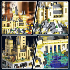 PQKIE castle model in color box packaging enhances gift appeal.