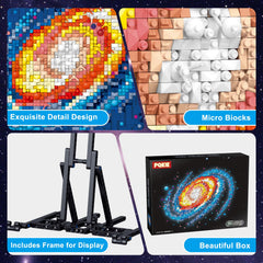 PQKIE Milky Way 3D space decor ideal for office or bedroom