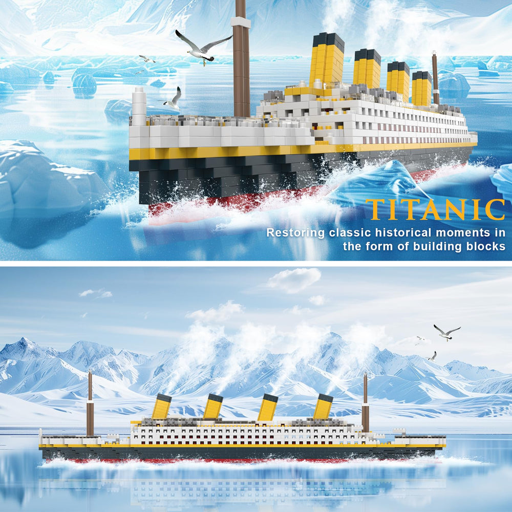 PQKIE Titanic micro mini building pieces offer precise parts for satisfying construction