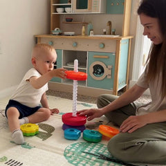 PracticeJQDEN textured discs invite tactile exploration and curiosity.