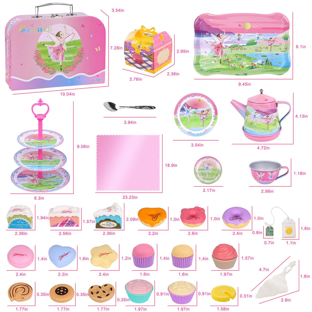 PRE-WORLD tablecloth sets a cozy scene for kids' tea time
