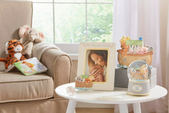 Noah's Ark piggy bank from Precious Moments is a gift-ready keepsake for babies.