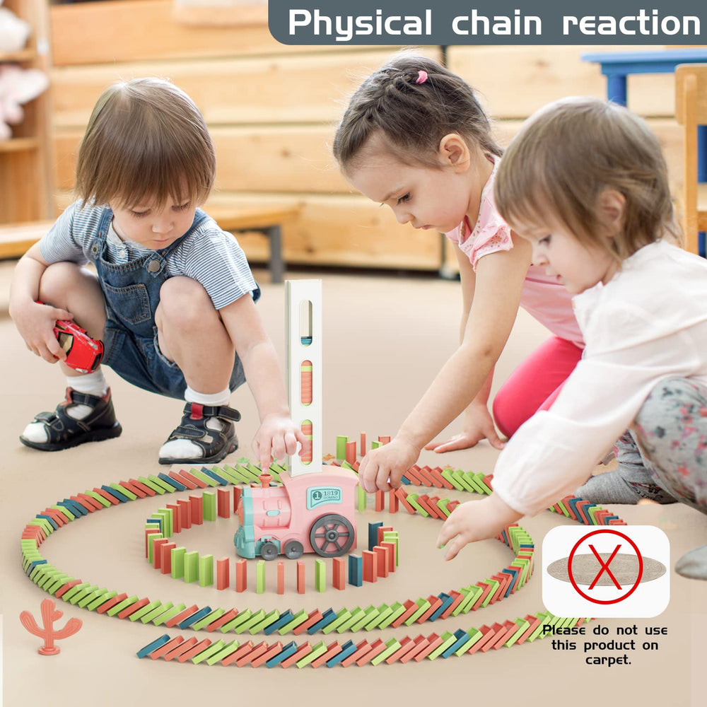 PREPHY domino train loading dominos supports precise hand-eye coordination