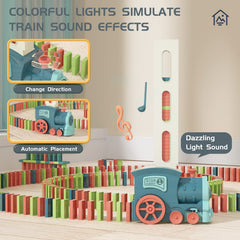 PREPHY Domino Train loading slot shows easy placement for little hands.