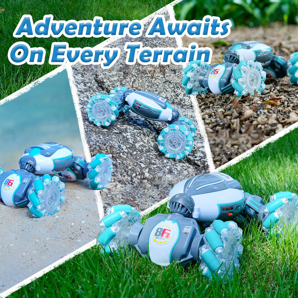 PREPOP car lights and music enhance daytime or nighttime play