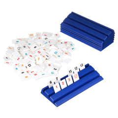 Pressman Rummikub Six-Player Edition numbered-tiles highlight order and color for clear gameplay.