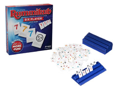 Pressman Rummikub Six-Player Edition around-table play supports fast thinking and collaboration.