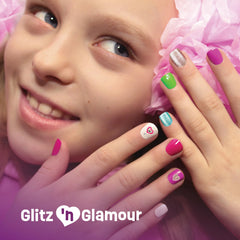 Pretty Me Nail Art Studio gift box showcases a ready-to-create surprise.