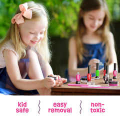 Pretty Me Nail Art Studio nail stickers enable quick, playful embellishments.