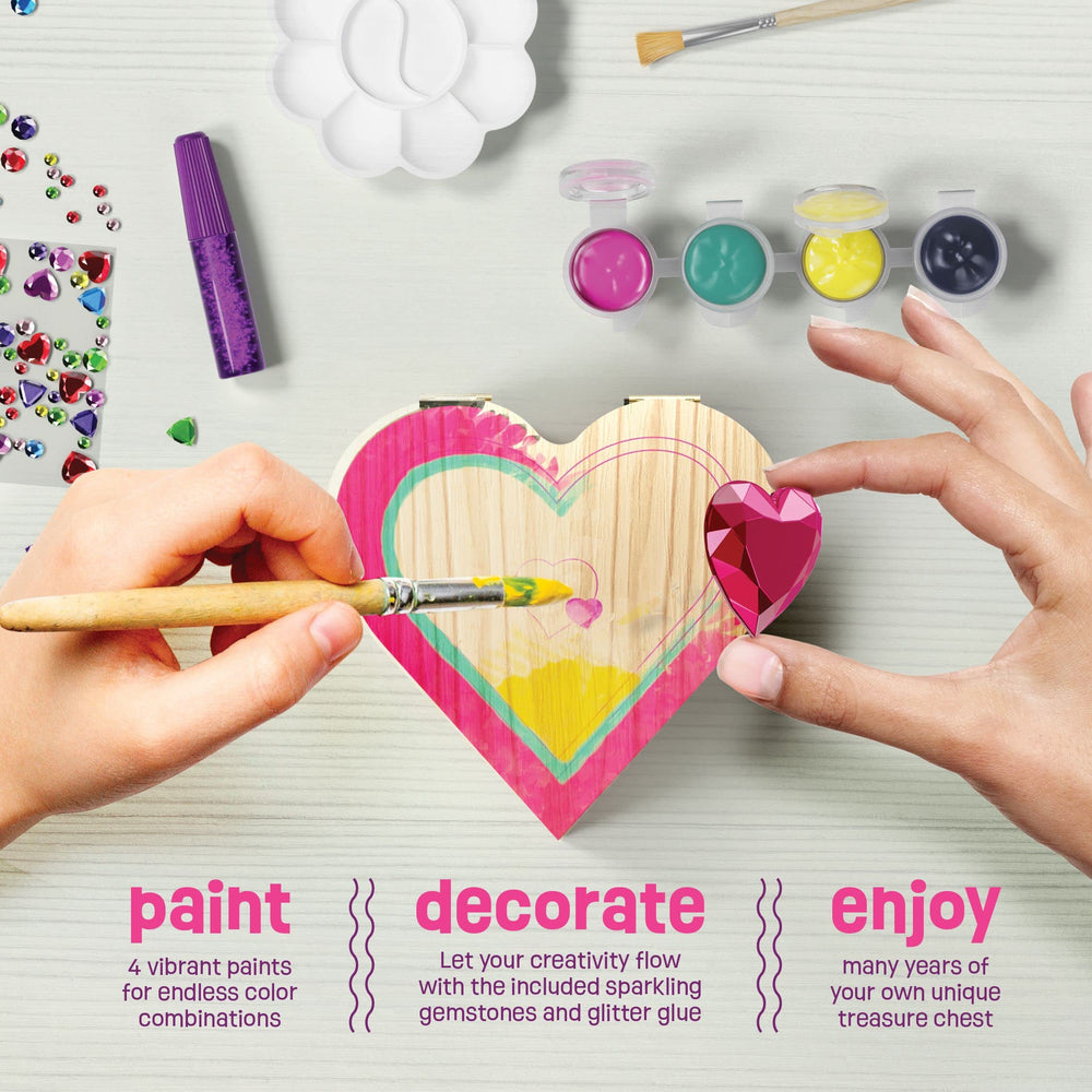 Pretty Me Glitter glue shines for shimmering details during kid-friendly crafts.